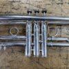Used Bach Stradivarius Model 37 ML Bore Silver Bb Trumpet with Bach Case and Bach Mouthpiece Just Serviced - Image 13