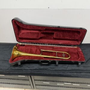 Vintage King 3B Concert Bb Tenor Trombone with SKB Case Just Serviced 1955-1965
