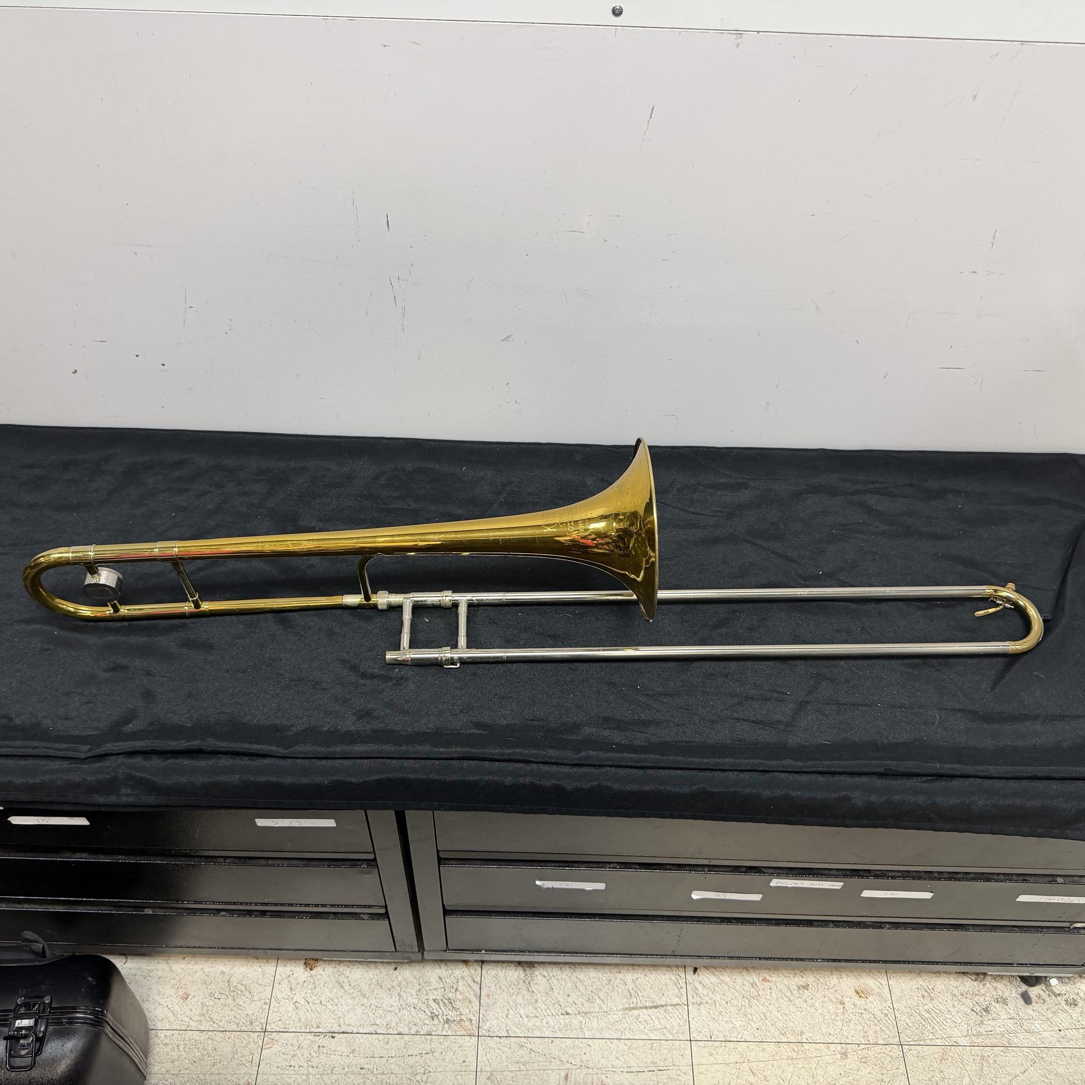 Vintage King 3B Concert Bb Tenor Trombone with SKB Case Just Serviced 1955-1965 - Image 2