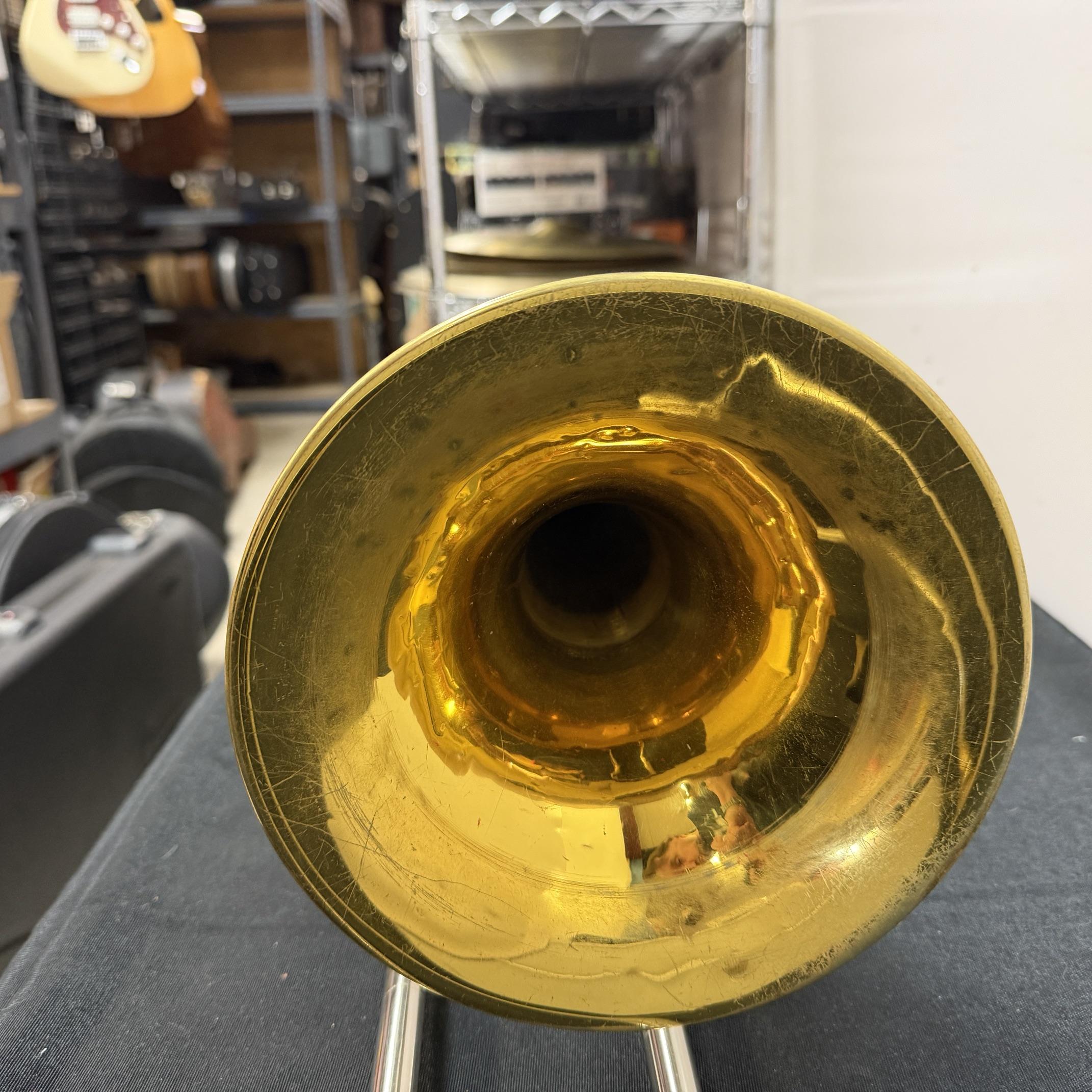 Vintage King 3B Concert Bb Tenor Trombone with SKB Case Just Serviced 1955-1965 - Image 5