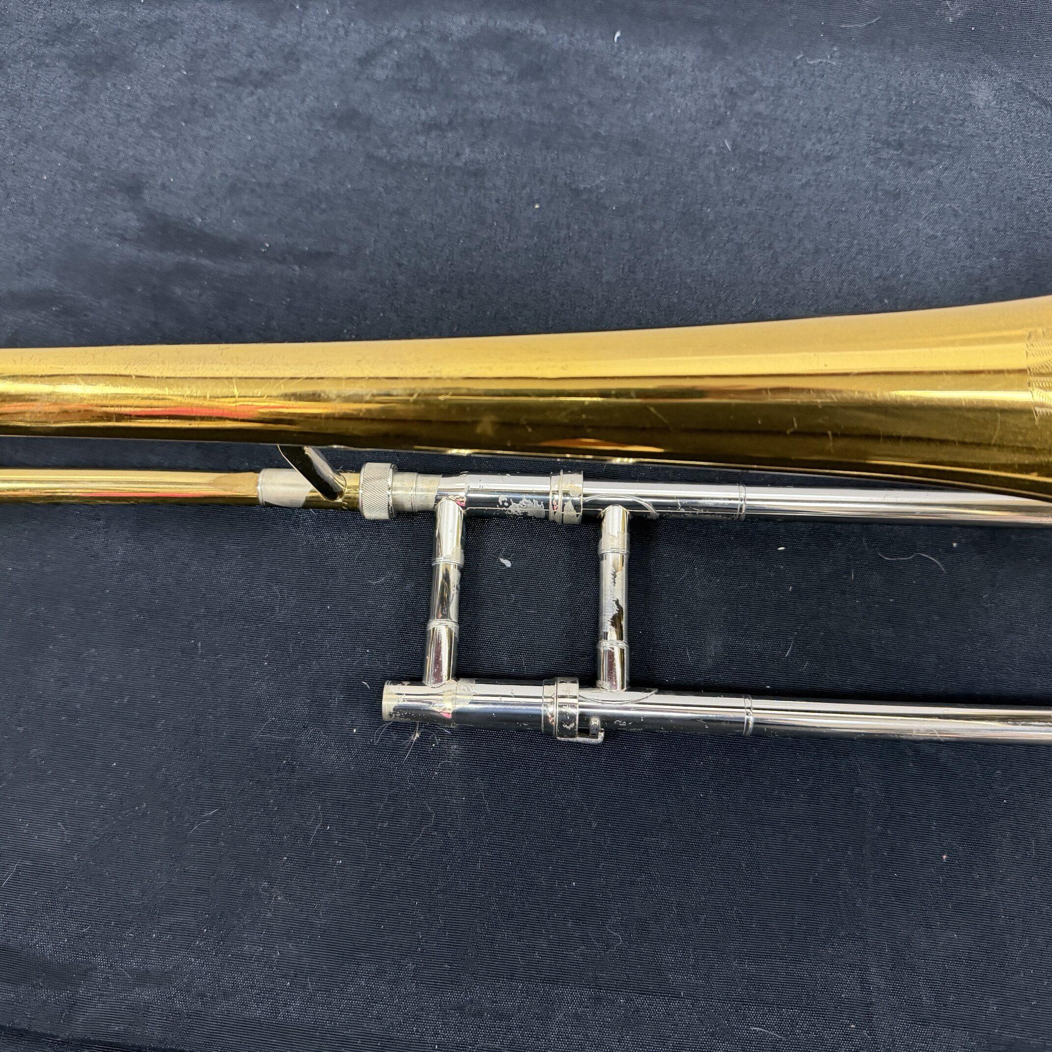 Vintage King 3B Concert Bb Tenor Trombone with SKB Case Just Serviced 1955-1965 - Image 7