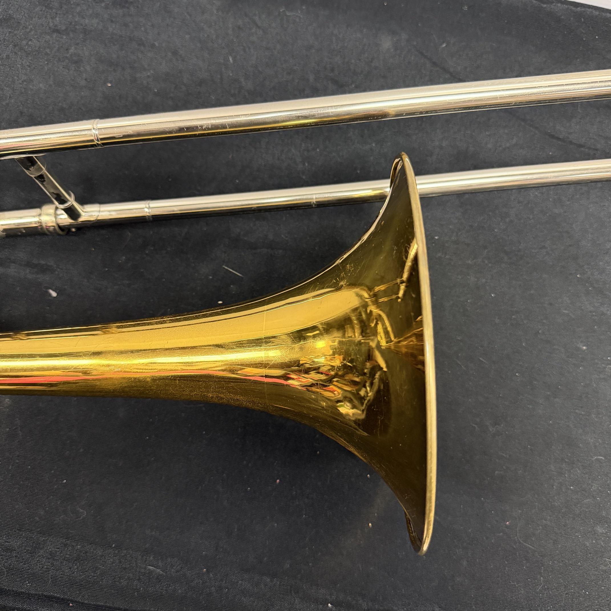 Vintage King 3B Concert Bb Tenor Trombone with SKB Case Just Serviced 1955-1965 - Image 15