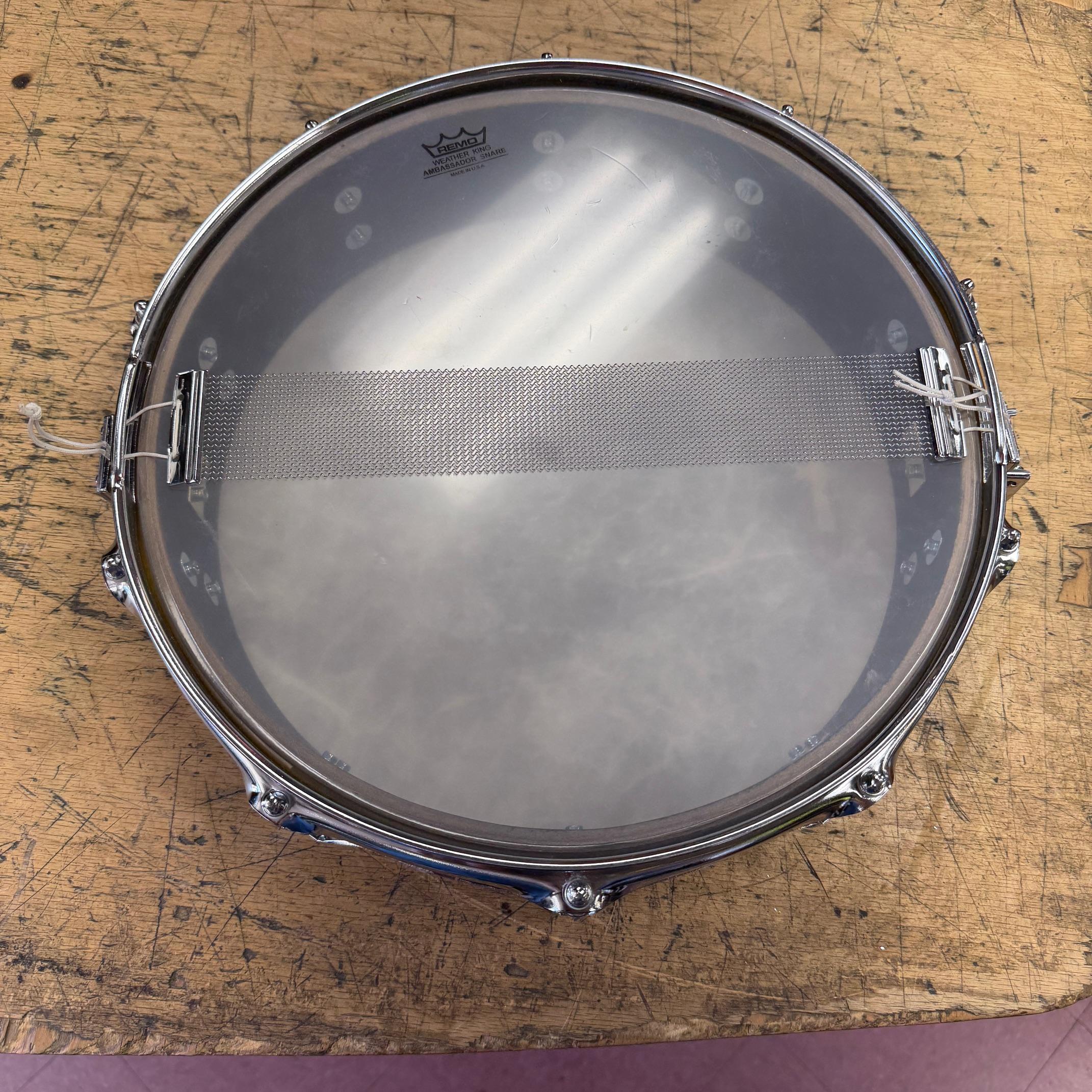 Used Remo MasterTouch 14"x3" Brass Piccolo Snare Drum Made in the USA - Image 3