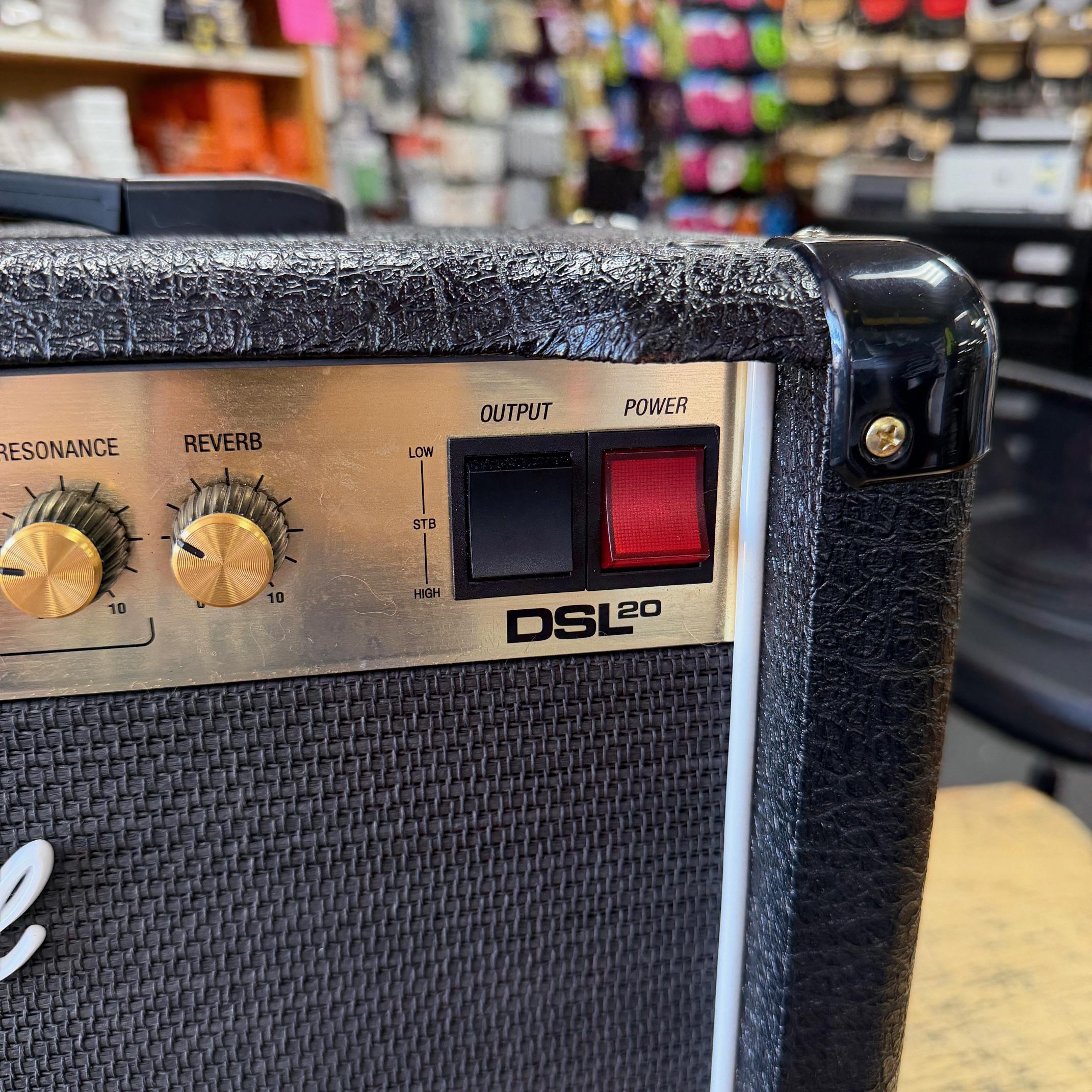 Used Marshall DSL20 CR 40-watt 2-Channel Tube Combo 1x12 Guitar Amp Amplifier - Image 4