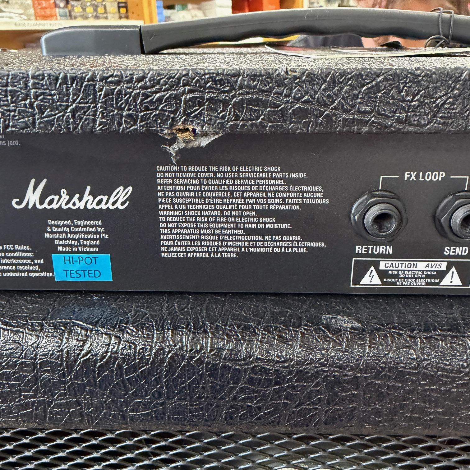 Used Marshall DSL20 CR 40-watt 2-Channel Tube Combo 1x12 Guitar Amp Amplifier - Image 10