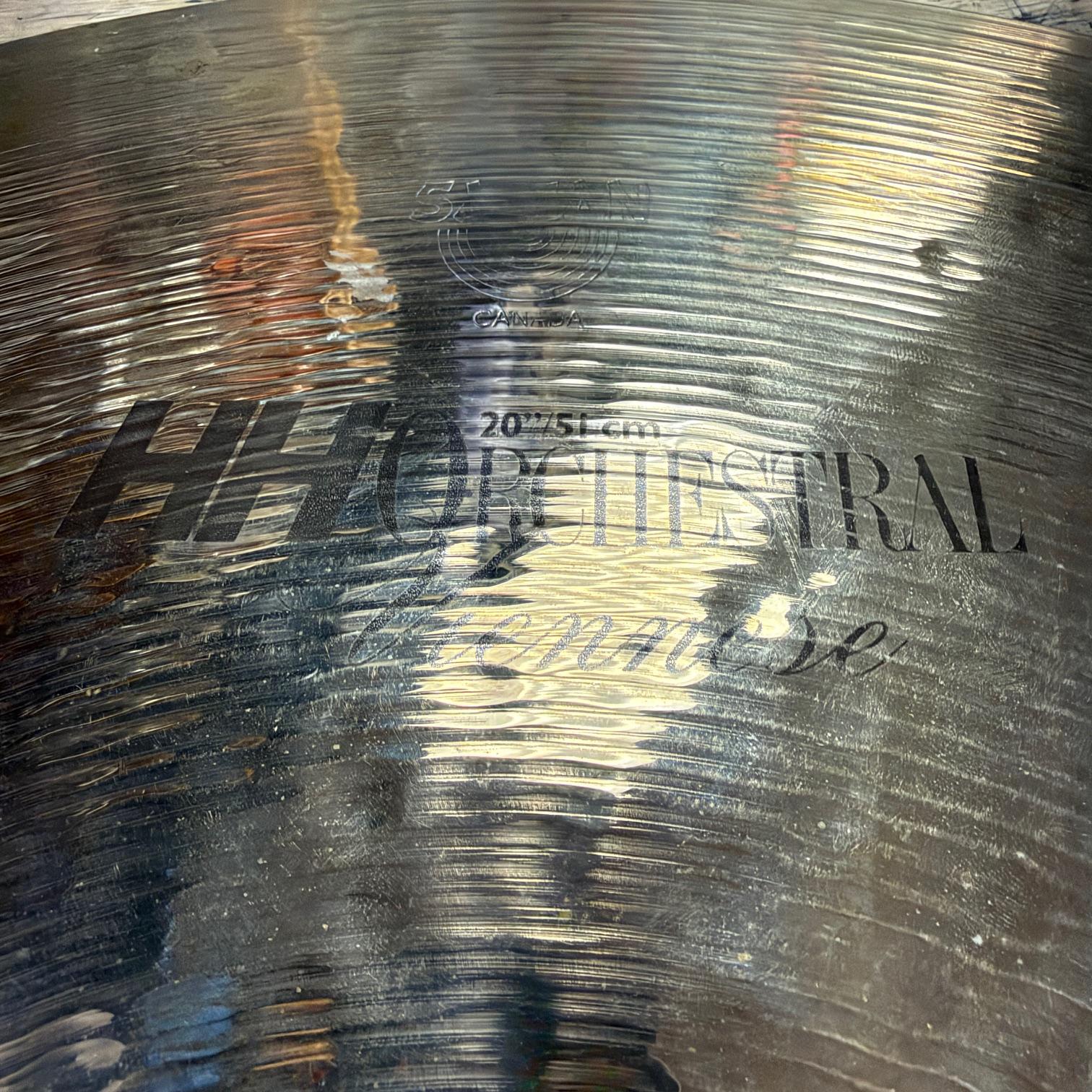 Used Sabian 20" HH Viennese Orchestral Cymbal Pair - Image 3