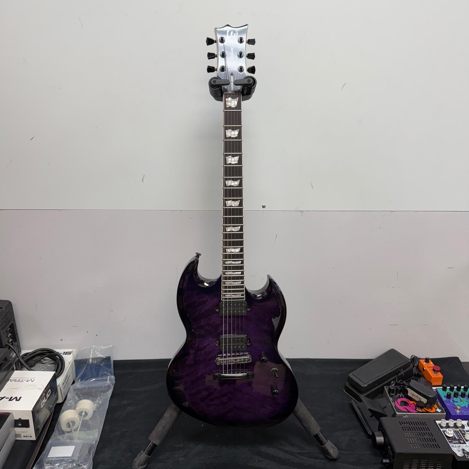 Used ESP LTD Viper-1000 2020 - Present - See Thru Purple Sunburst Electric Guitar