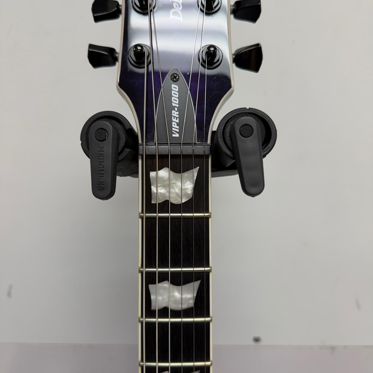Used ESP LTD Viper-1000 2020 - Present - See Thru Purple Sunburst Electric Guitar - Image 4
