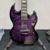 Used ESP LTD Viper-1000 2020 - Present - See Thru Purple Sunburst Electric Guitar - Image 7