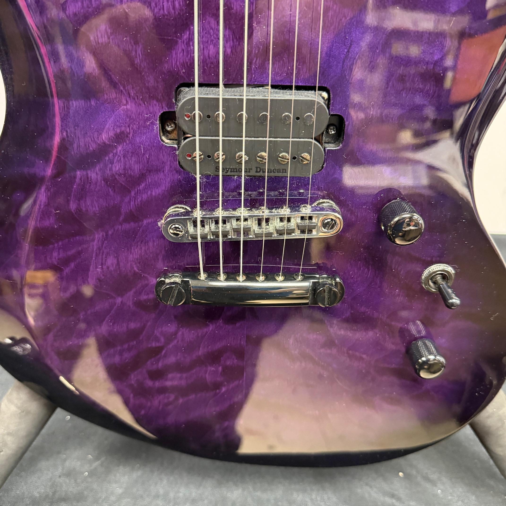 Used ESP LTD Viper-1000 2020 - Present - See Thru Purple Sunburst Electric Guitar - Image 9