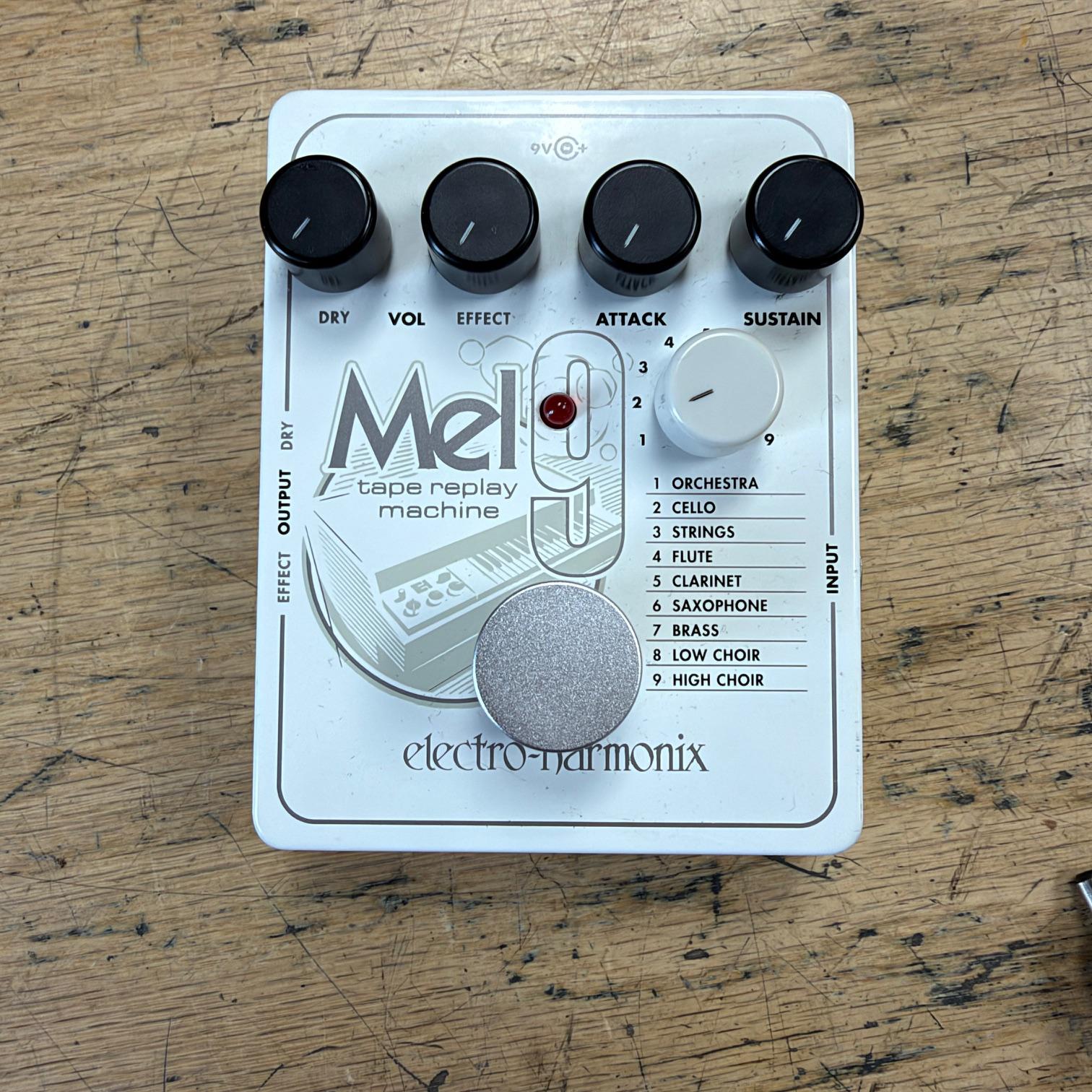 Used Electro-Harmonix Mel 9 Tape Replay Machine Guitar Pedal with AC Adapter - Image 2