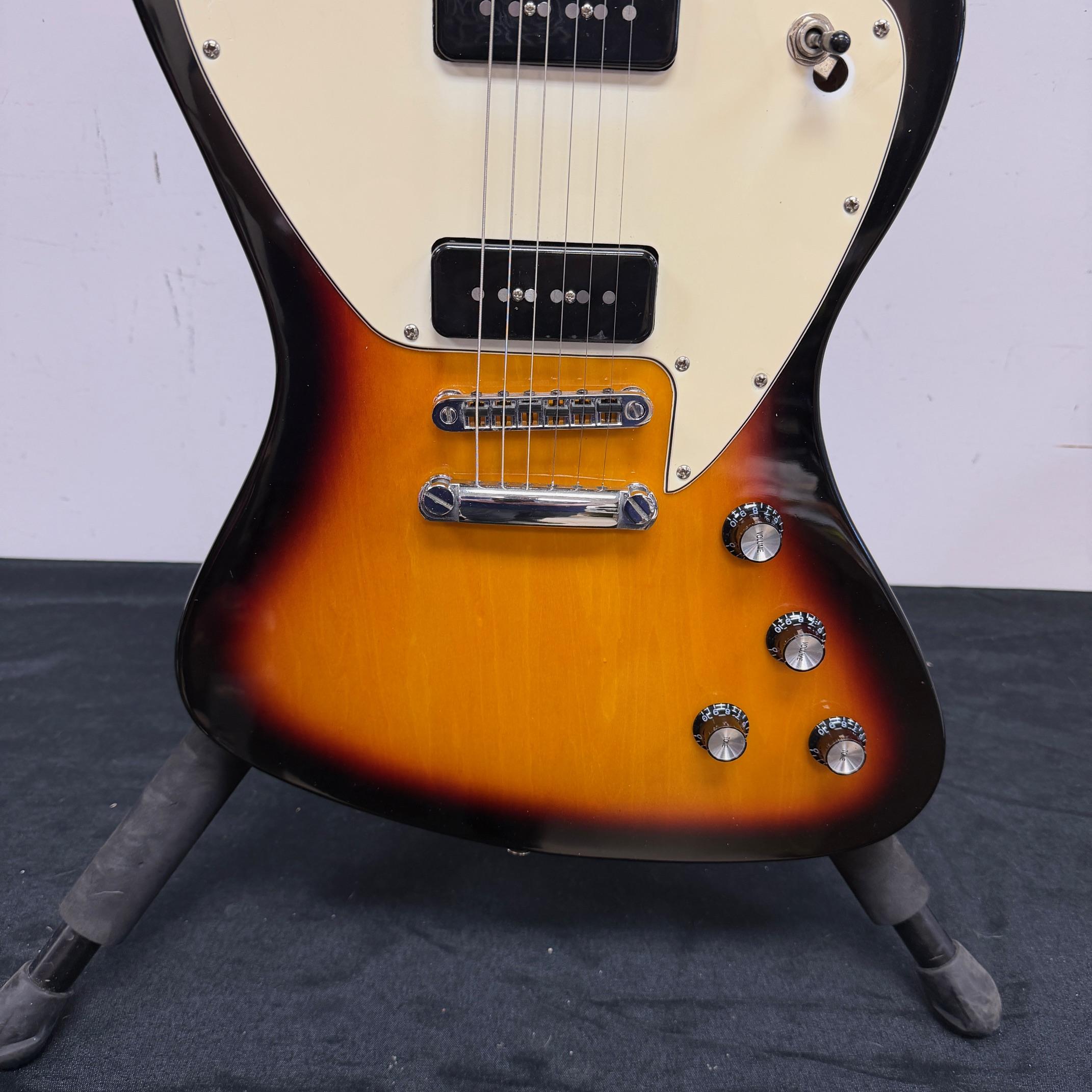 Used Eastwood Stormbird Electric Guitar with Lindy Fralin P90 Pickups - Image 11