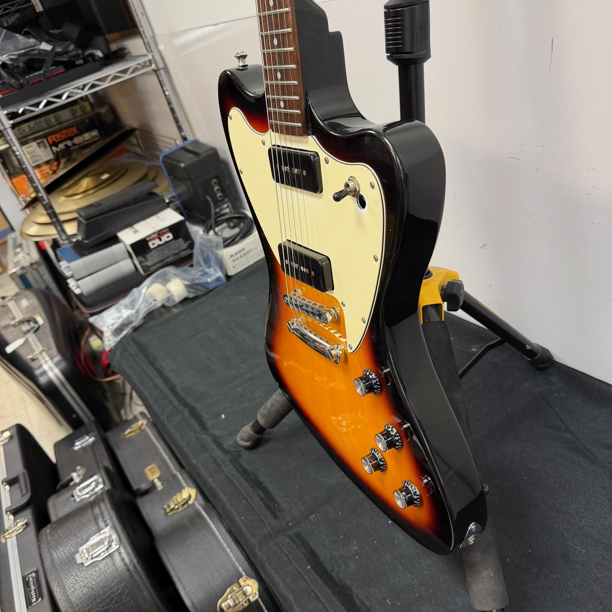 Used Eastwood Stormbird Electric Guitar with Lindy Fralin P90 Pickups - Image 13