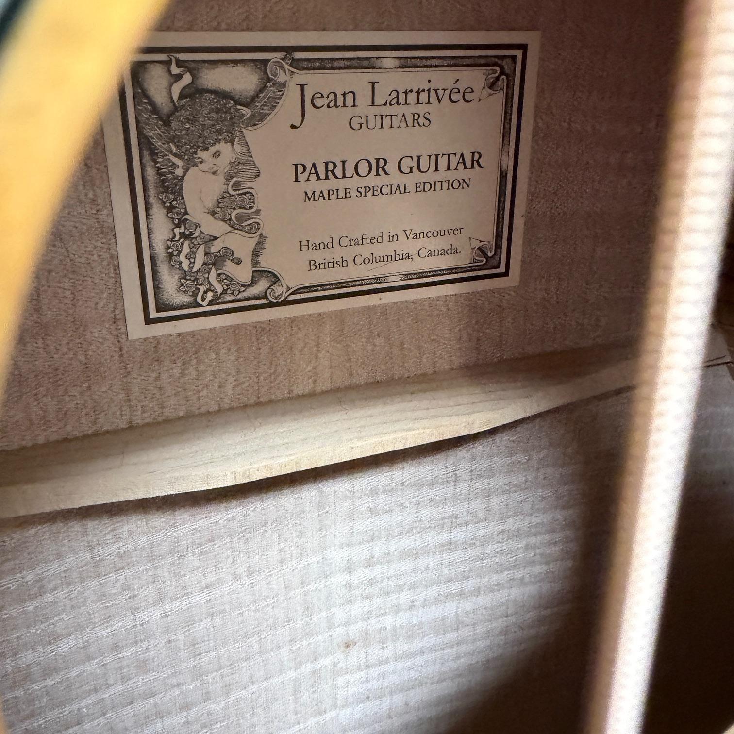 Used Larrivee O-01 Parlor Guitar Maple Special Edition Acoustic Guitar with Case Flame Maple 2003 - Image 12