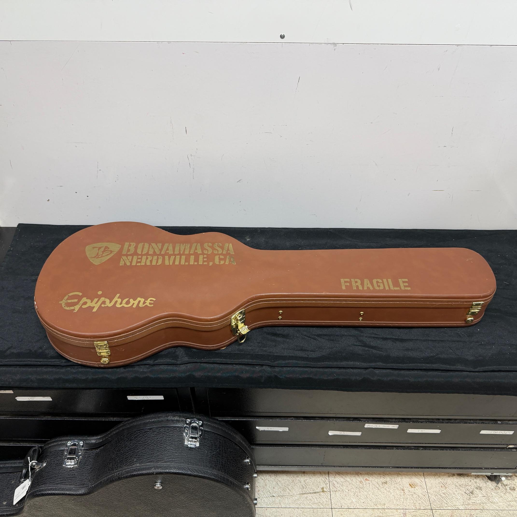 Used Epiphone Limited Edition Joe Bonamassa '60 Les Paul Standard Electric Guitar with Original Case Extras 2019 - Norm Burst - Image 25