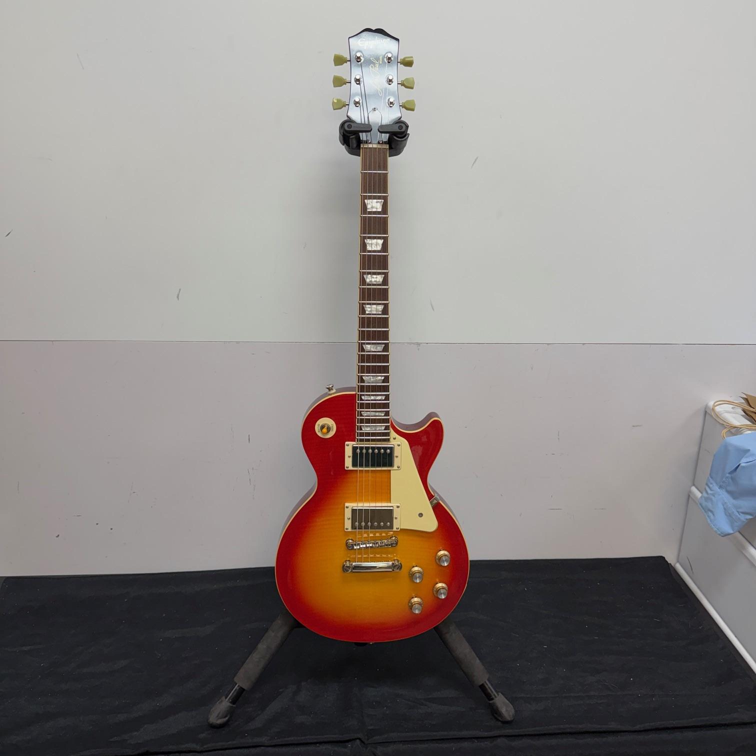 Used Epiphone Limited Edition Joe Bonamassa '60 Les Paul Standard Electric Guitar with Original Case Extras 2019 - Norm Burst - Image 2