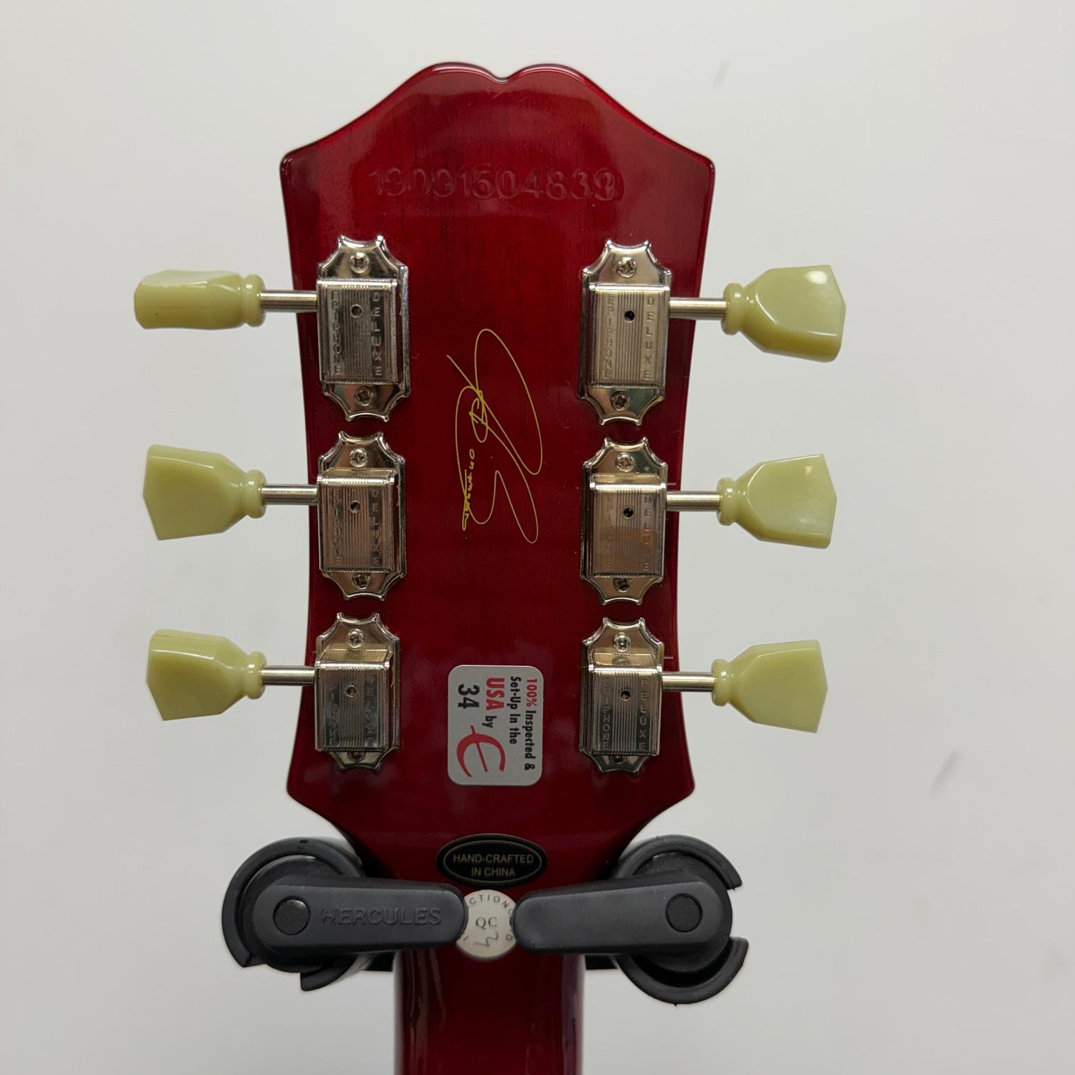Used Epiphone Limited Edition Joe Bonamassa '60 Les Paul Standard Electric Guitar with Original Case Extras 2019 - Norm Burst - Image 14