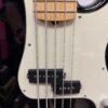Used Fender American Professional V 5-String Electric Precision Bass Guitar Black Maple Neck with Case 2016 - Image 8