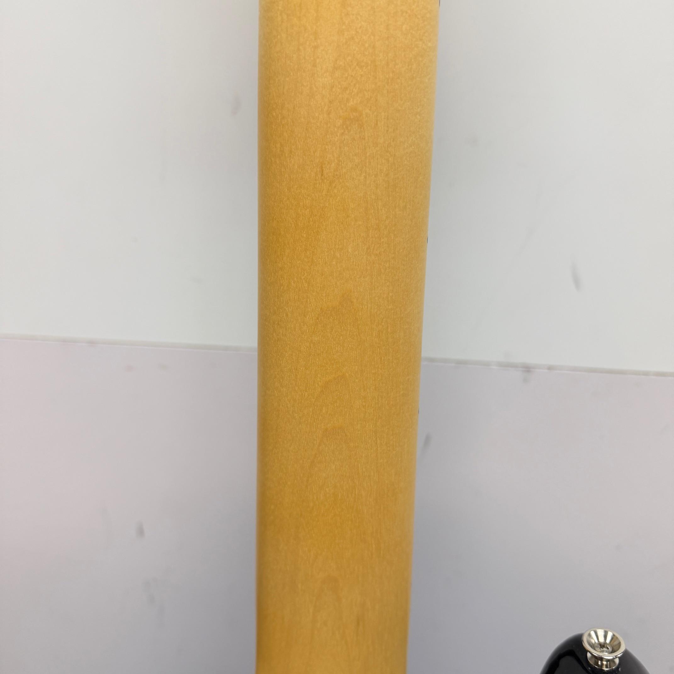 Used Fender American Professional V 5-String Electric Precision Bass Guitar Black Maple Neck with Case 2016 - Image 16