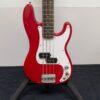 Used Squier Precision P Bass Mini Electric Bass Guitar Dakota Red Laurel Fingerboard 2024 - Image 6
