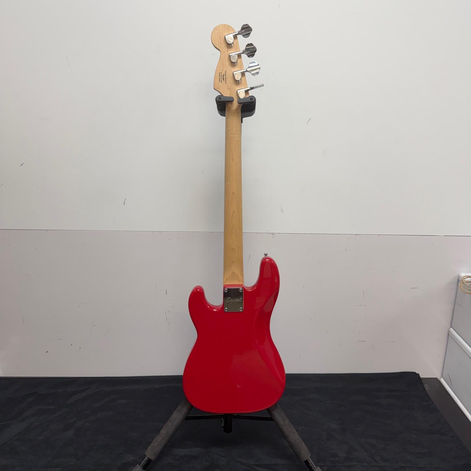 Used Squier Precision P Bass Mini Electric Bass Guitar Dakota Red Laurel Fingerboard 2024 - Image 12