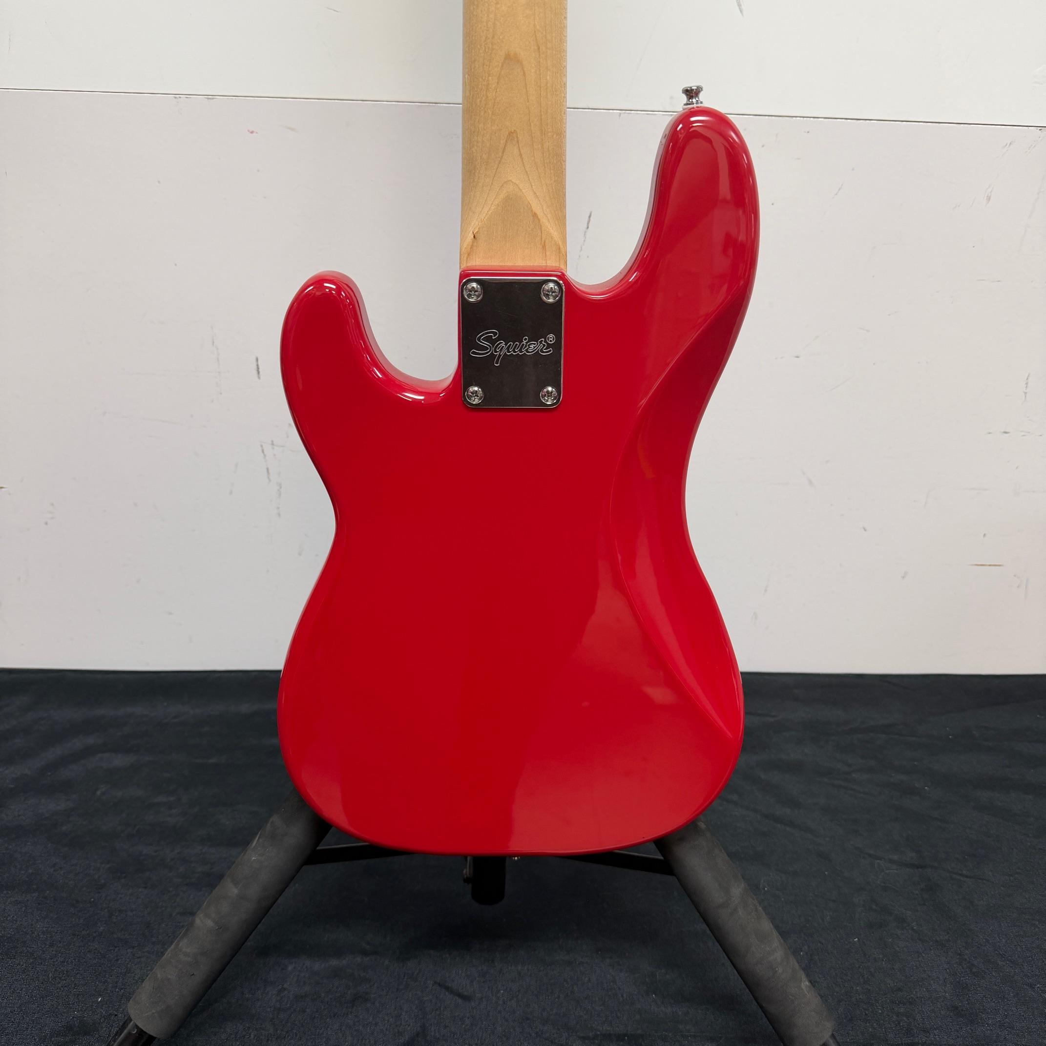 Used Squier Precision P Bass Mini Electric Bass Guitar Dakota Red Laurel Fingerboard 2024 - Image 18