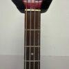 Used Yamaha RBX760A 4-String Active Electric Bass Guitar Transparent Red Gold Hardware - Image 4