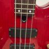 Used Yamaha RBX760A 4-String Active Electric Bass Guitar Transparent Red Gold Hardware - Image 7