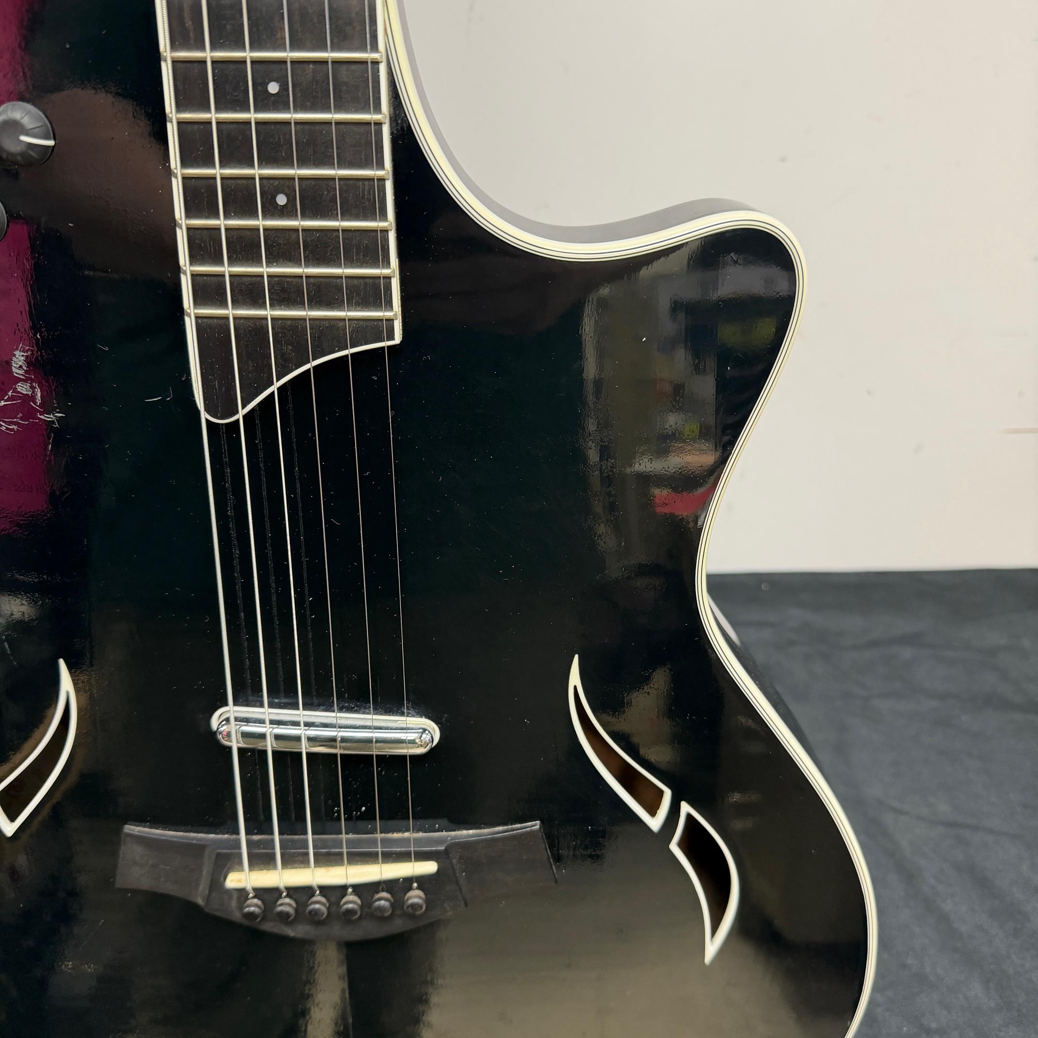 Used Taylor T5-S1 Standard Maple Electric Guitar 2005 - 2013 - Translucent Black Edgeburst - Image 8