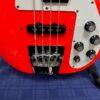 Used Jackson X Series Through-Body Active 4-String Electric Bass Guitar Rocket Red - Image 9