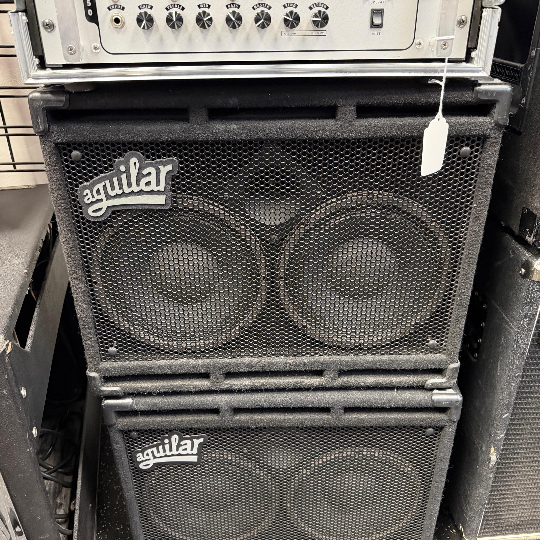 Used Aguilar GS210 2x10" Bass Speaker Cabinet with Cover
