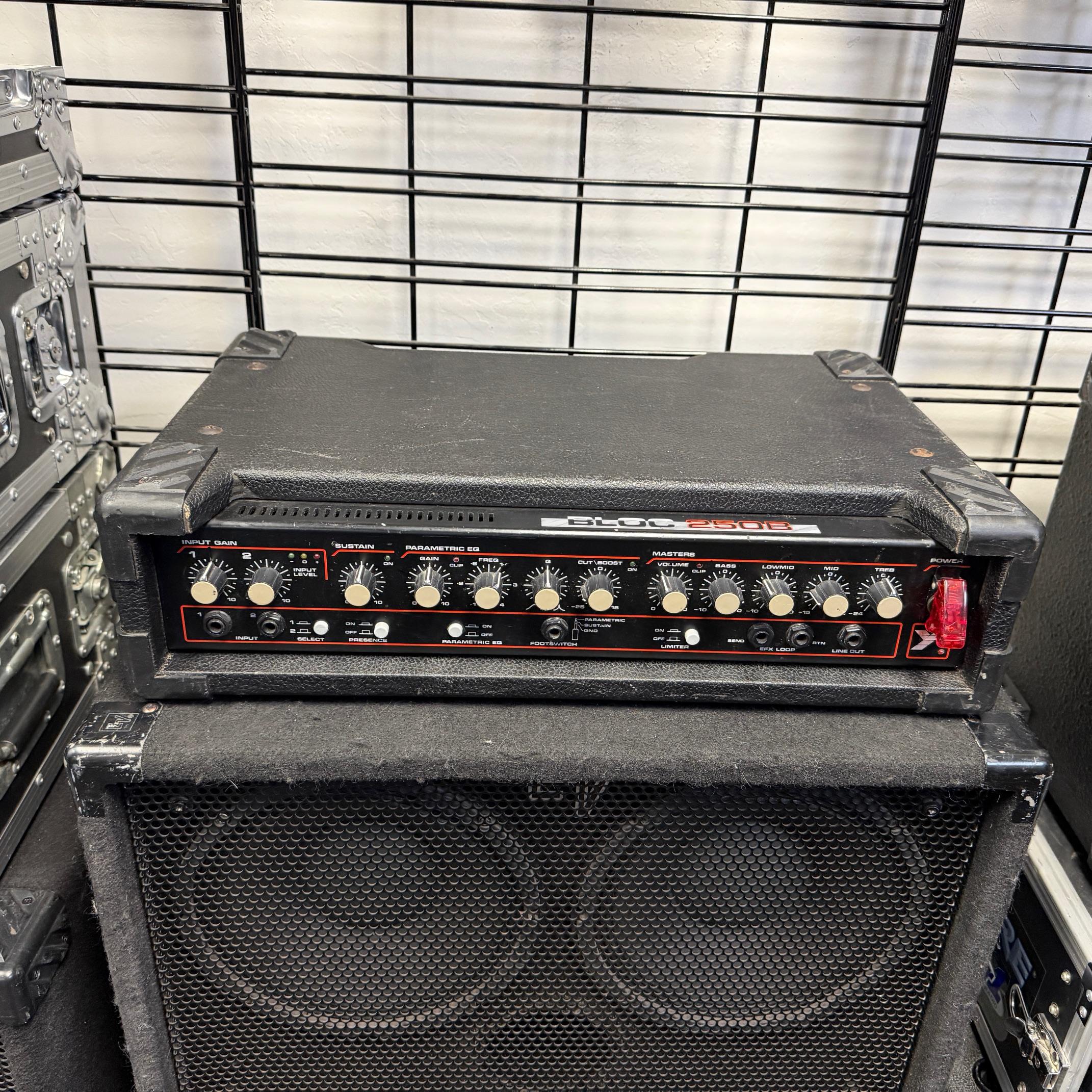 Used Yorkville Bloc 250B Solid State Bass Amp Amplifier Head