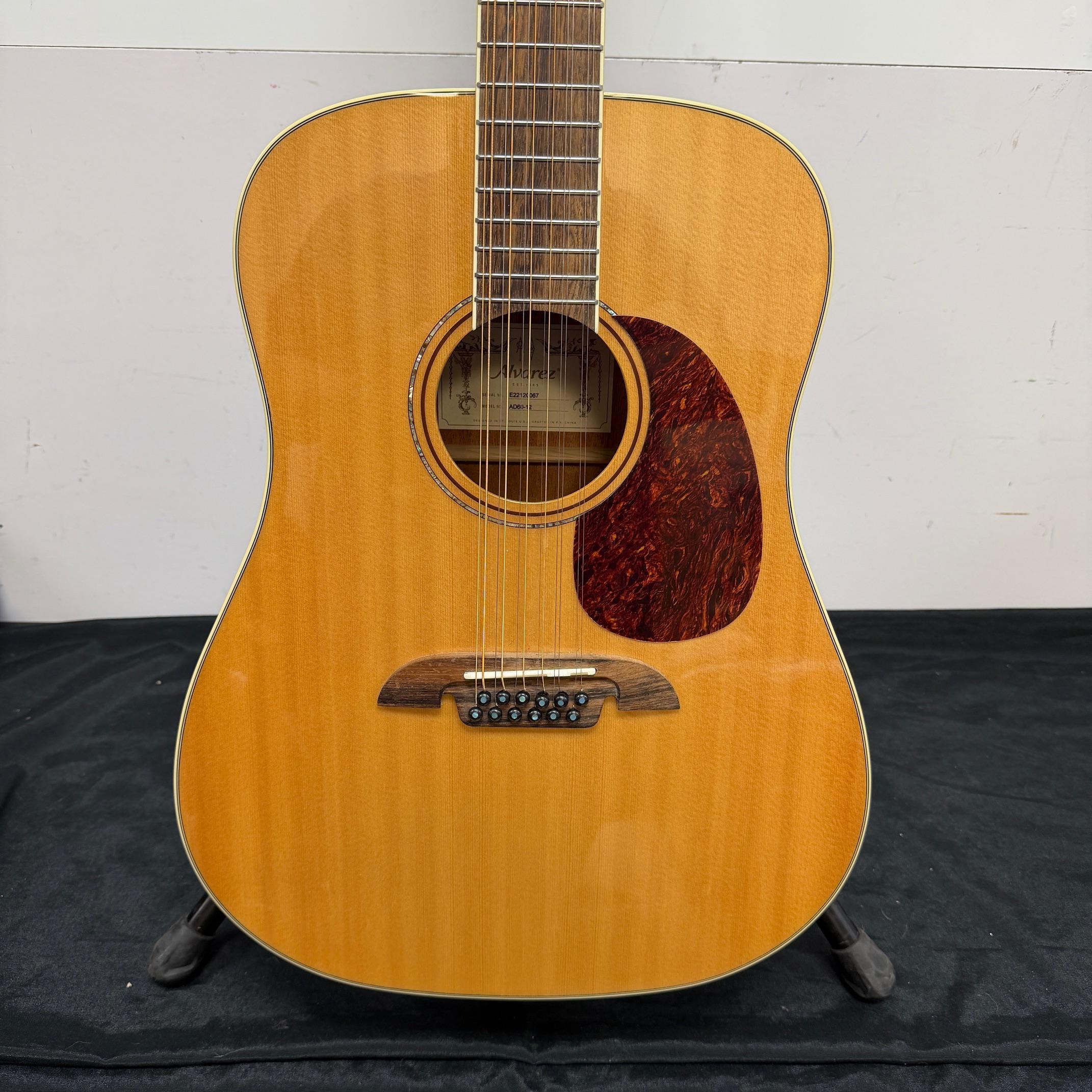 Used Alvarez AD60-12 12-String Acoustic Guitar - Image 7