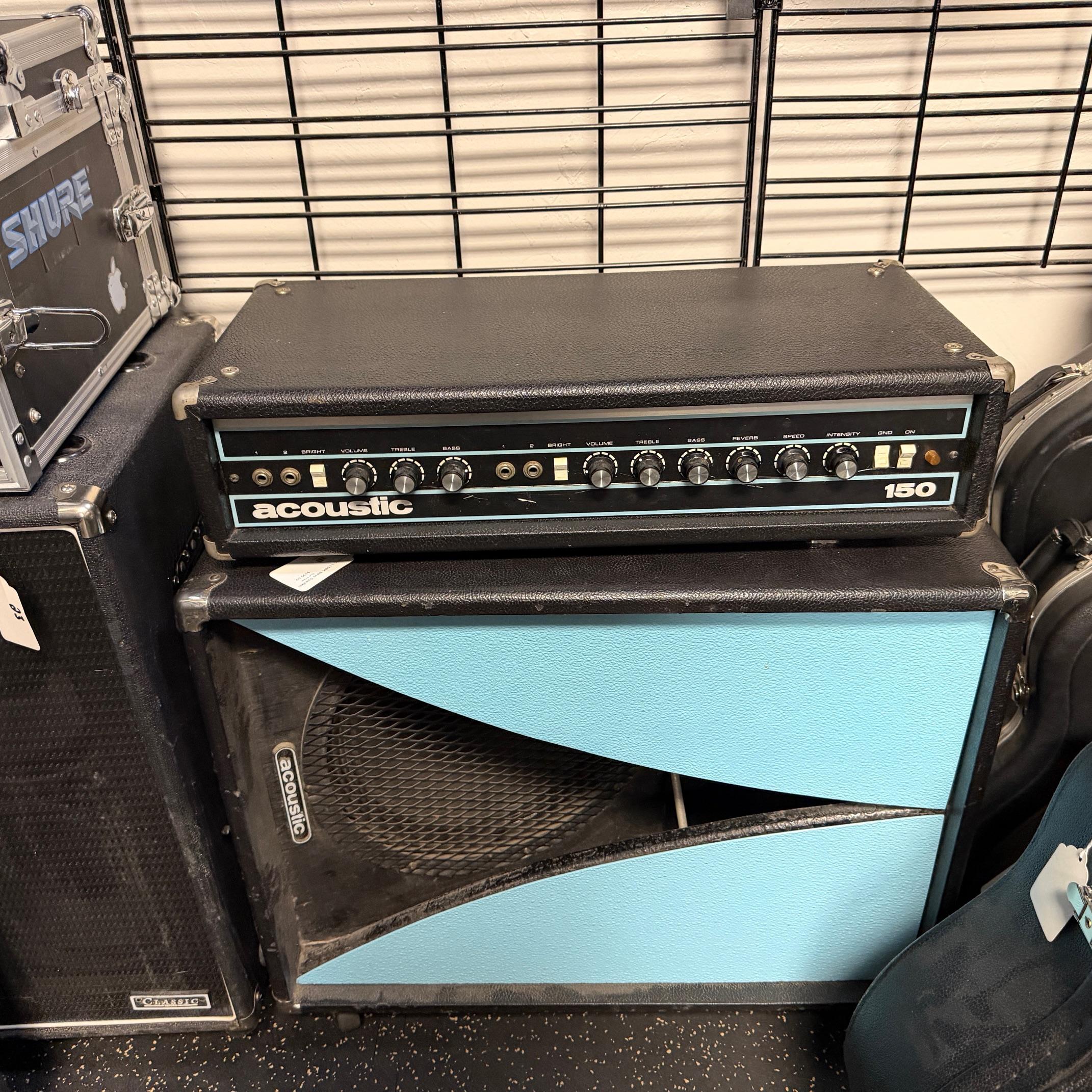 Used Acoustic 150 Solid State Bass Amp Amplifier Head