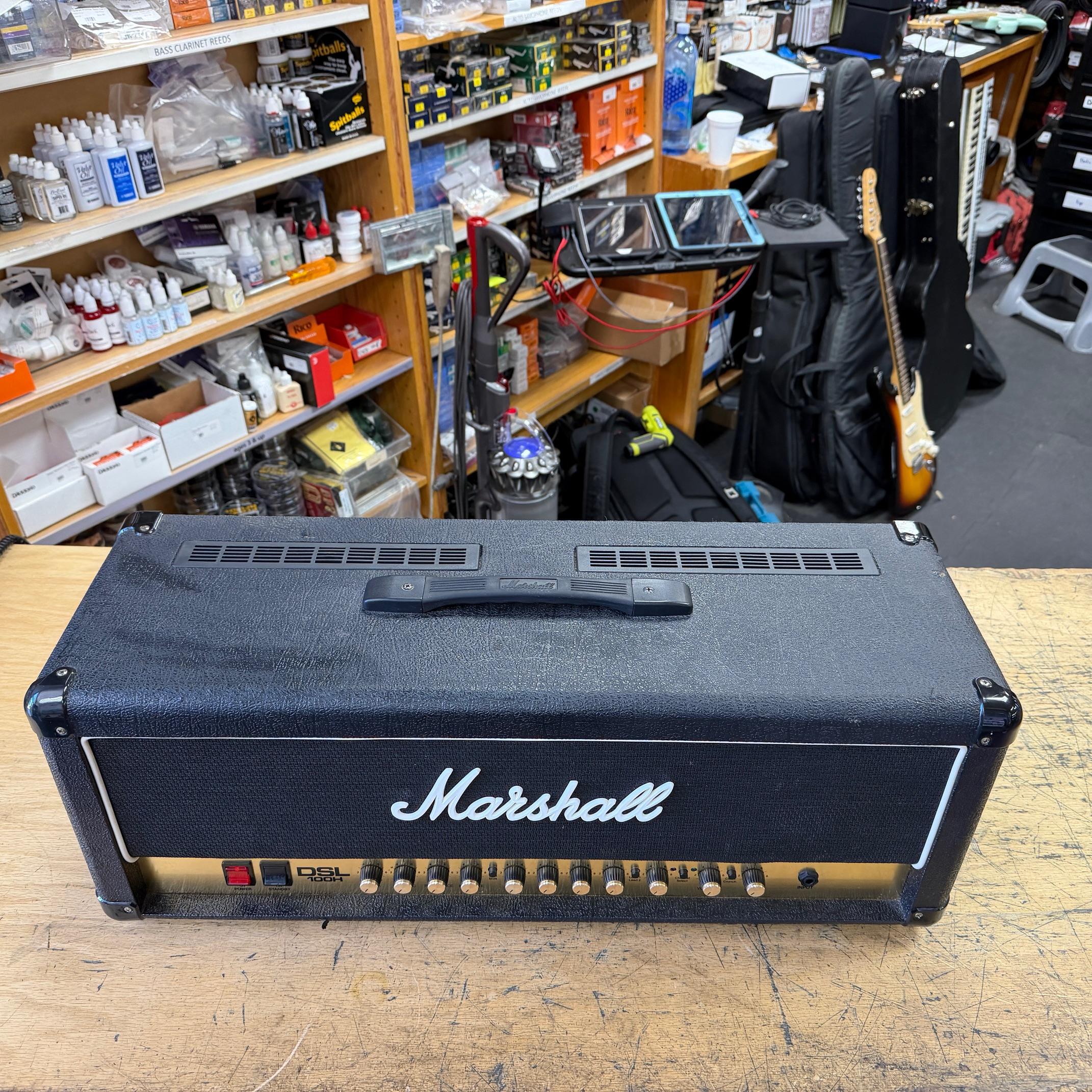 Used Marshall DSL100H Tube Guitar Amp Amplifier Head - Image 6