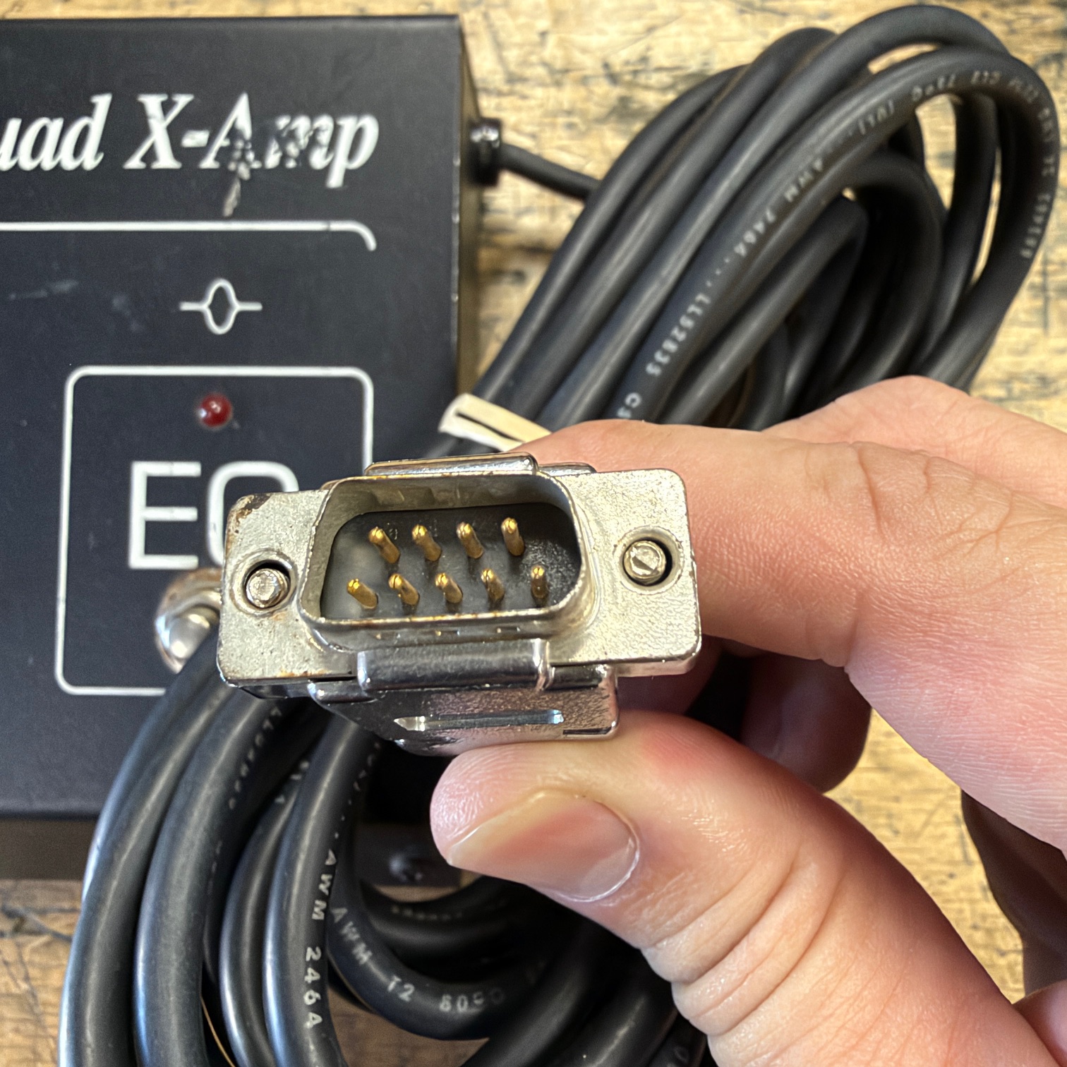 Used Carvin Quad-X Electric Guitar Tube Preamp Preamplifier with FS-77 Footswitch Tested and Serviced - Image 15