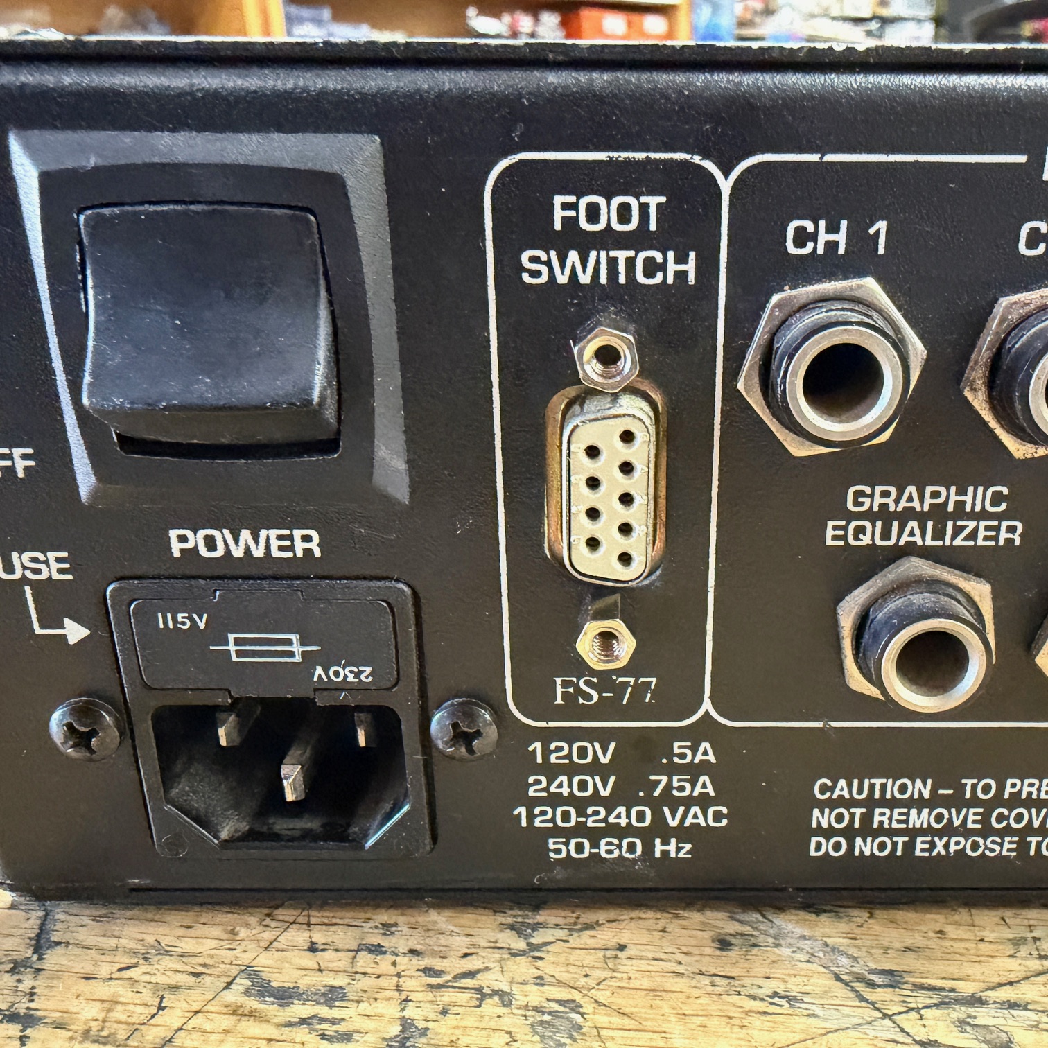Used Carvin Quad-X Electric Guitar Tube Preamp Preamplifier with FS-77 Footswitch Tested and Serviced - Image 18