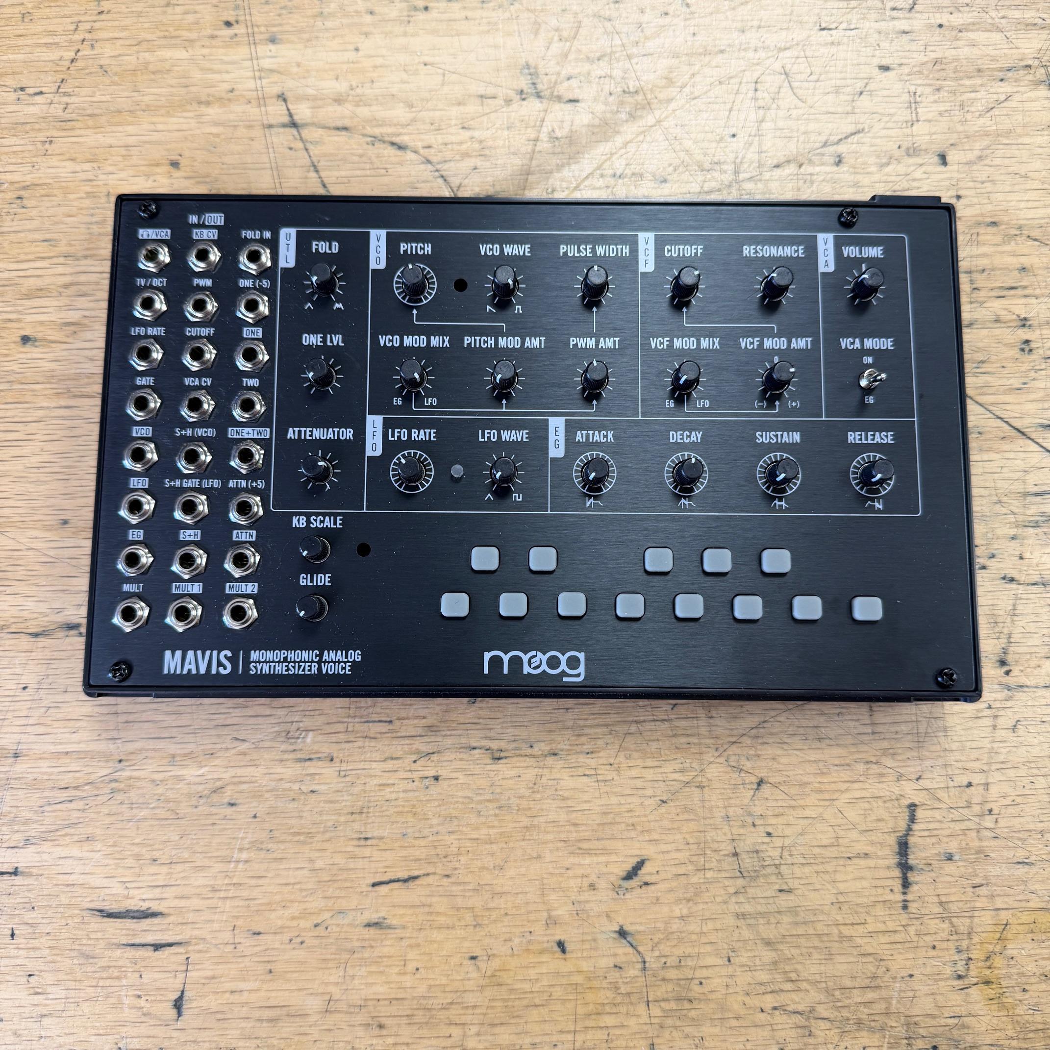 Used Moog Mavis Monophonic Analog Synthesizer Voice 2022 - Present - Black with Original Box - Image 2