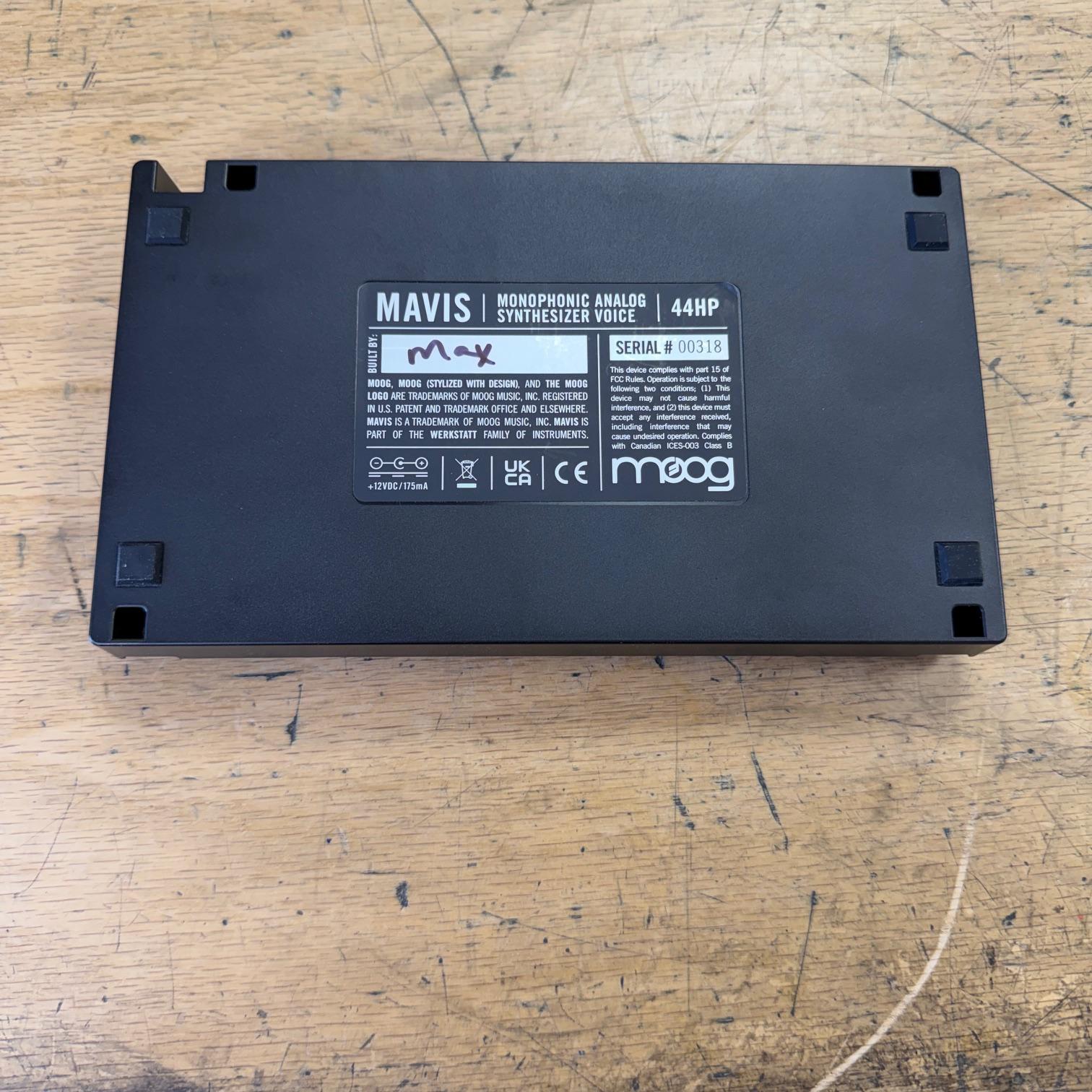 Used Moog Mavis Monophonic Analog Synthesizer Voice 2022 - Present - Black with Original Box - Image 7