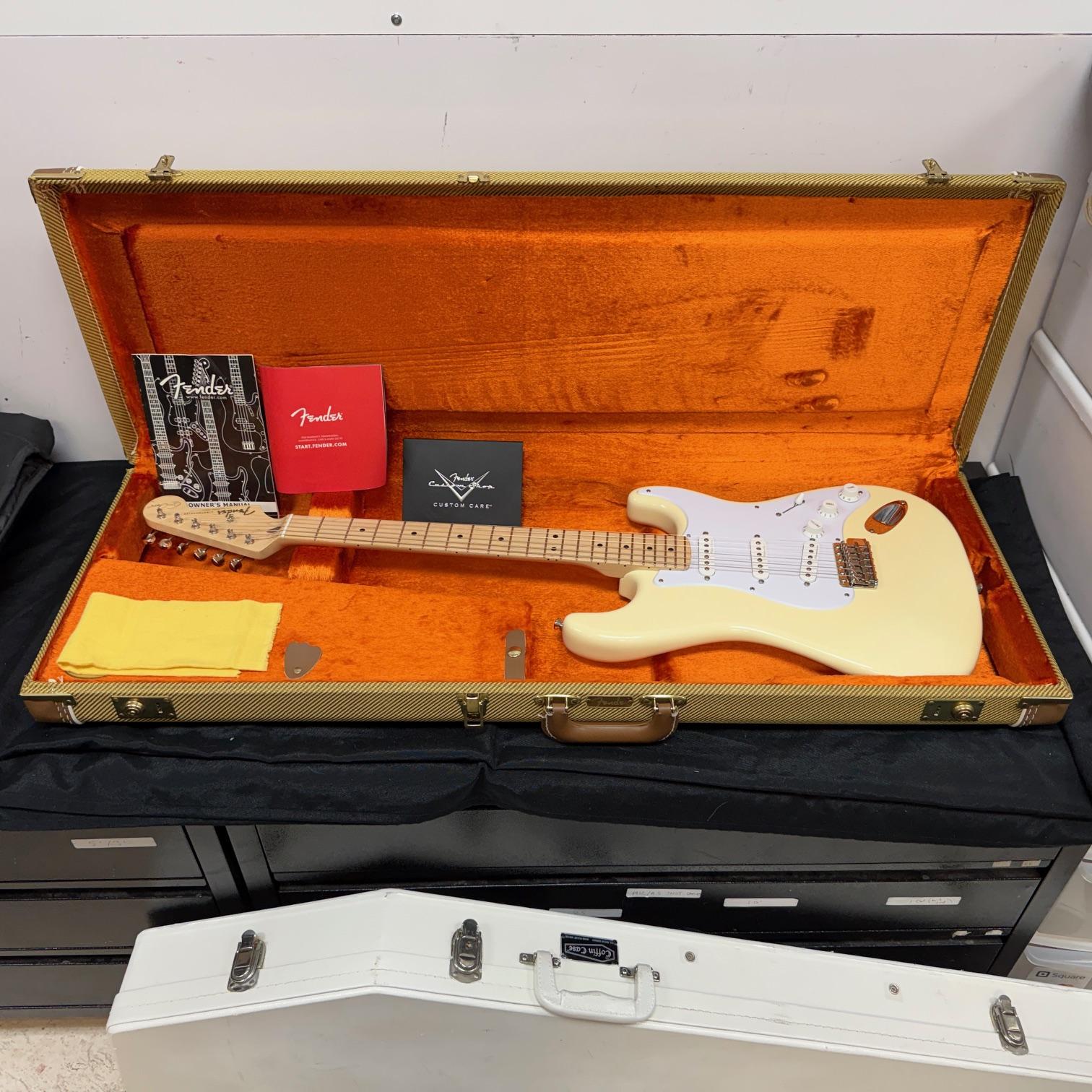Used Fender Eric Clapton Signature Strat Stratocaster Clapton Electric Guitar with Case 2017 Made in the USA