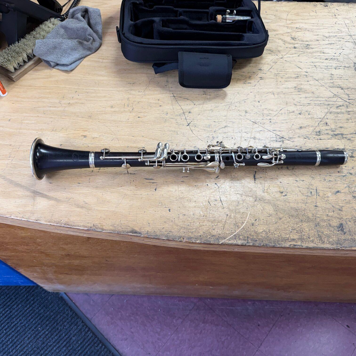 Vintage Evette & Schaeffer Modele Buffet Crampon Paris France Professional Wood Clarinet with Premium Black Leather Pad Repad Pro Tec Case Vandoren Paris 5RV Mouthpiece - Image 2