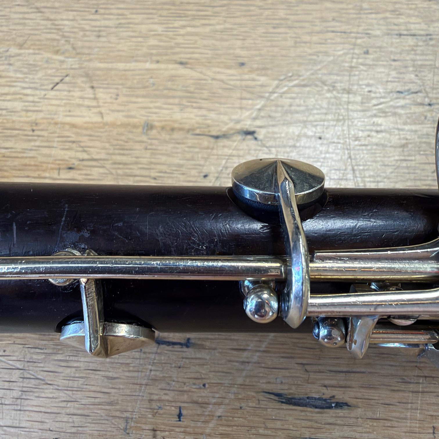 Vintage Evette & Schaeffer Modele Buffet Crampon Paris France Professional Wood Clarinet with Premium Black Leather Pad Repad Pro Tec Case Vandoren Paris 5RV Mouthpiece - Image 8