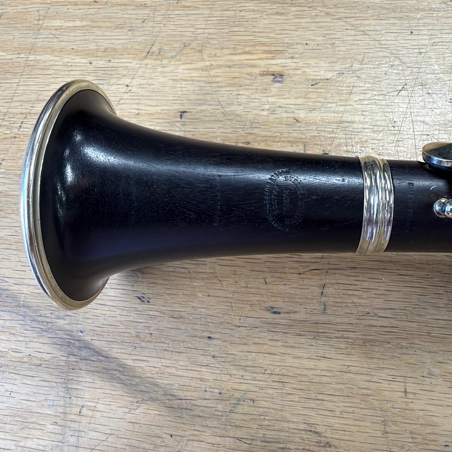 Vintage Evette & Schaeffer Modele Buffet Crampon Paris France Professional Wood Clarinet with Premium Black Leather Pad Repad Pro Tec Case Vandoren Paris 5RV Mouthpiece - Image 10