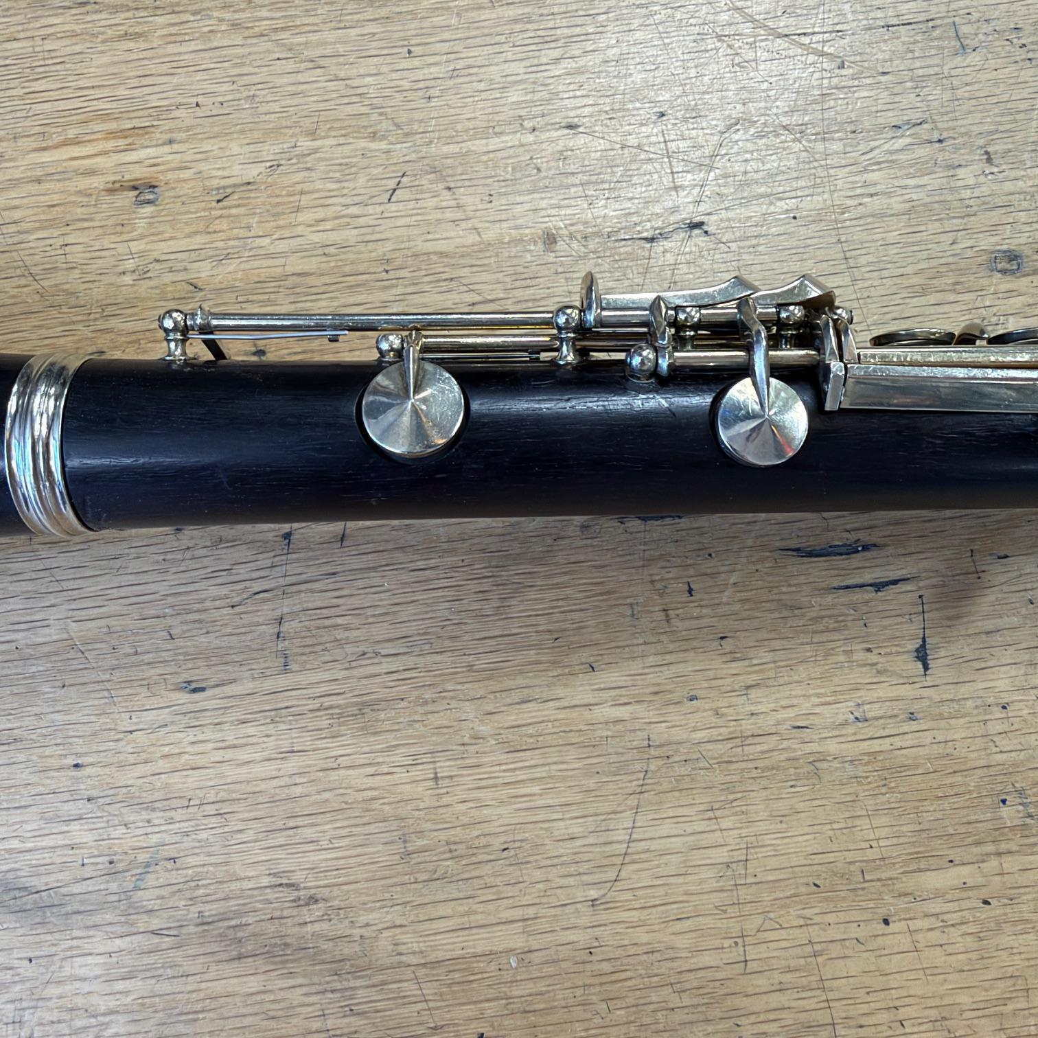 Vintage Evette & Schaeffer Modele Buffet Crampon Paris France Professional Wood Clarinet with Premium Black Leather Pad Repad Pro Tec Case Vandoren Paris 5RV Mouthpiece - Image 16