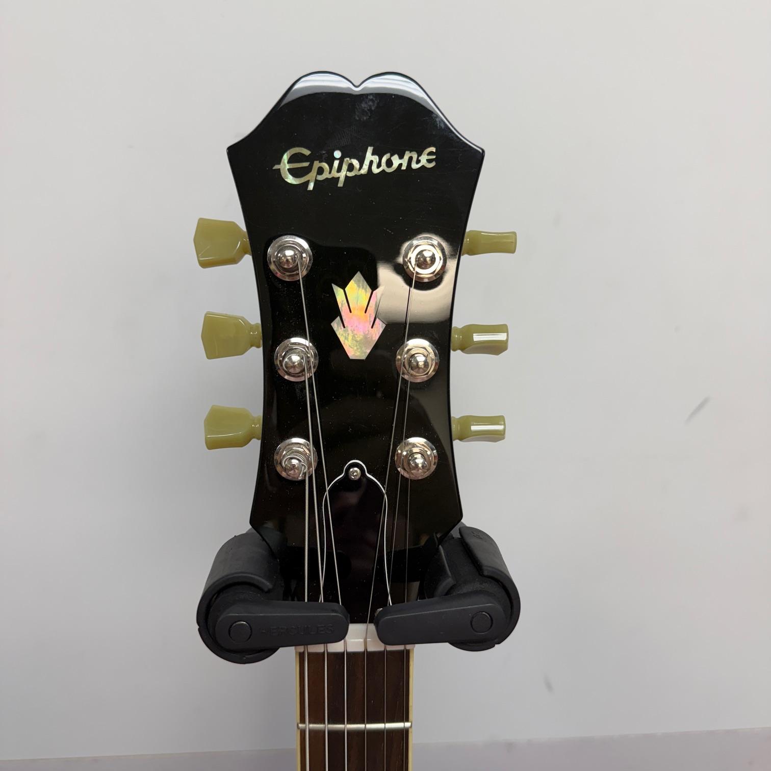 Used Epiphone Dot ES-339 Ultra PE Semi-Hollow Body Electric Guitar Pelham Blue Dual-Output Jack - Image 3