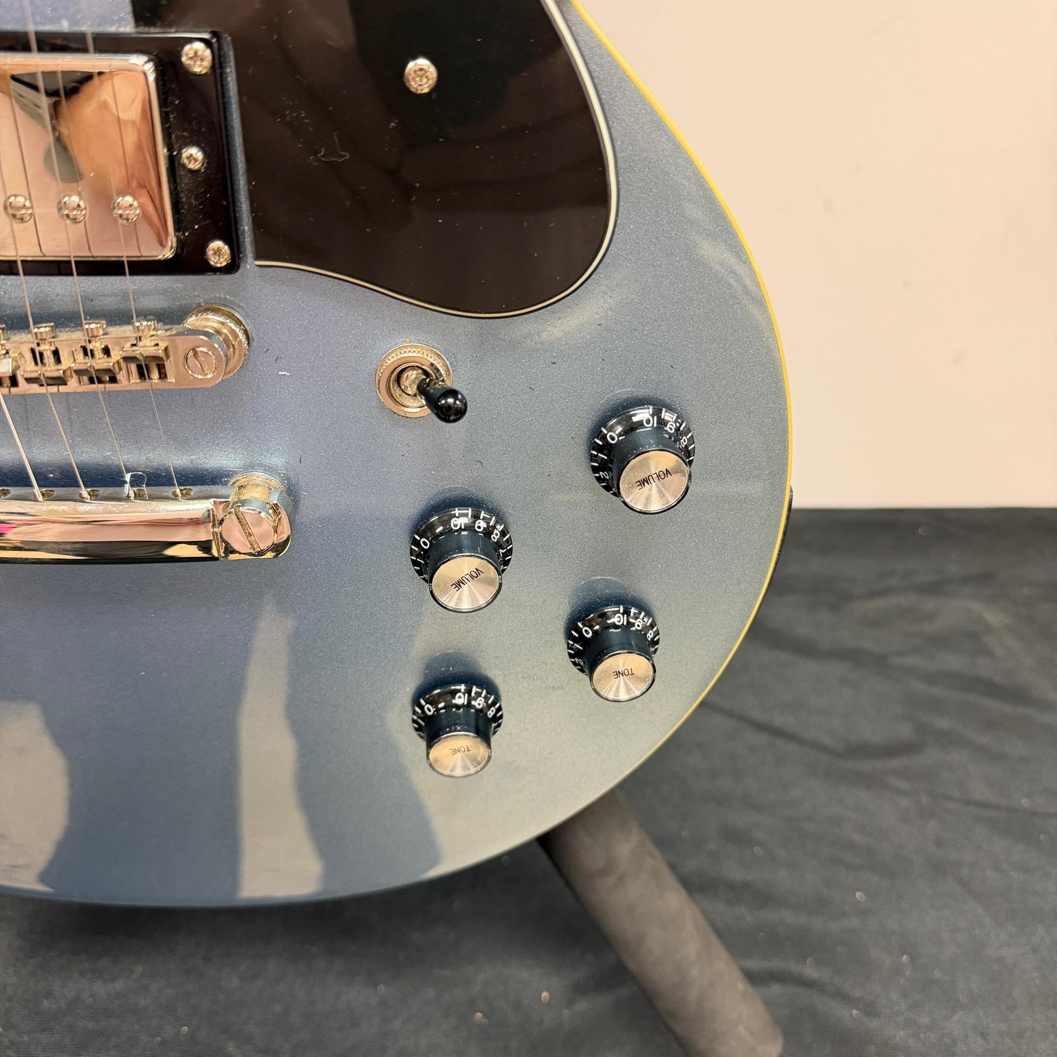 Used Epiphone Dot ES-339 Ultra PE Semi-Hollow Body Electric Guitar Pelham Blue Dual-Output Jack - Image 10