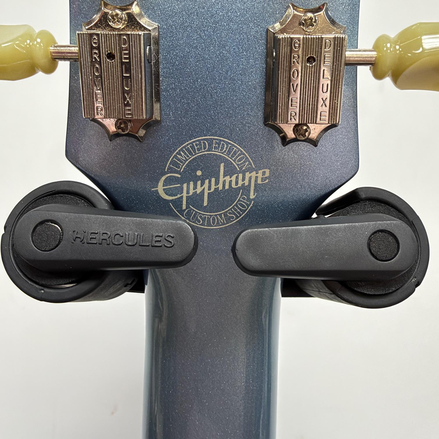 Used Epiphone Dot ES-339 Ultra PE Semi-Hollow Body Electric Guitar Pelham Blue Dual-Output Jack - Image 18