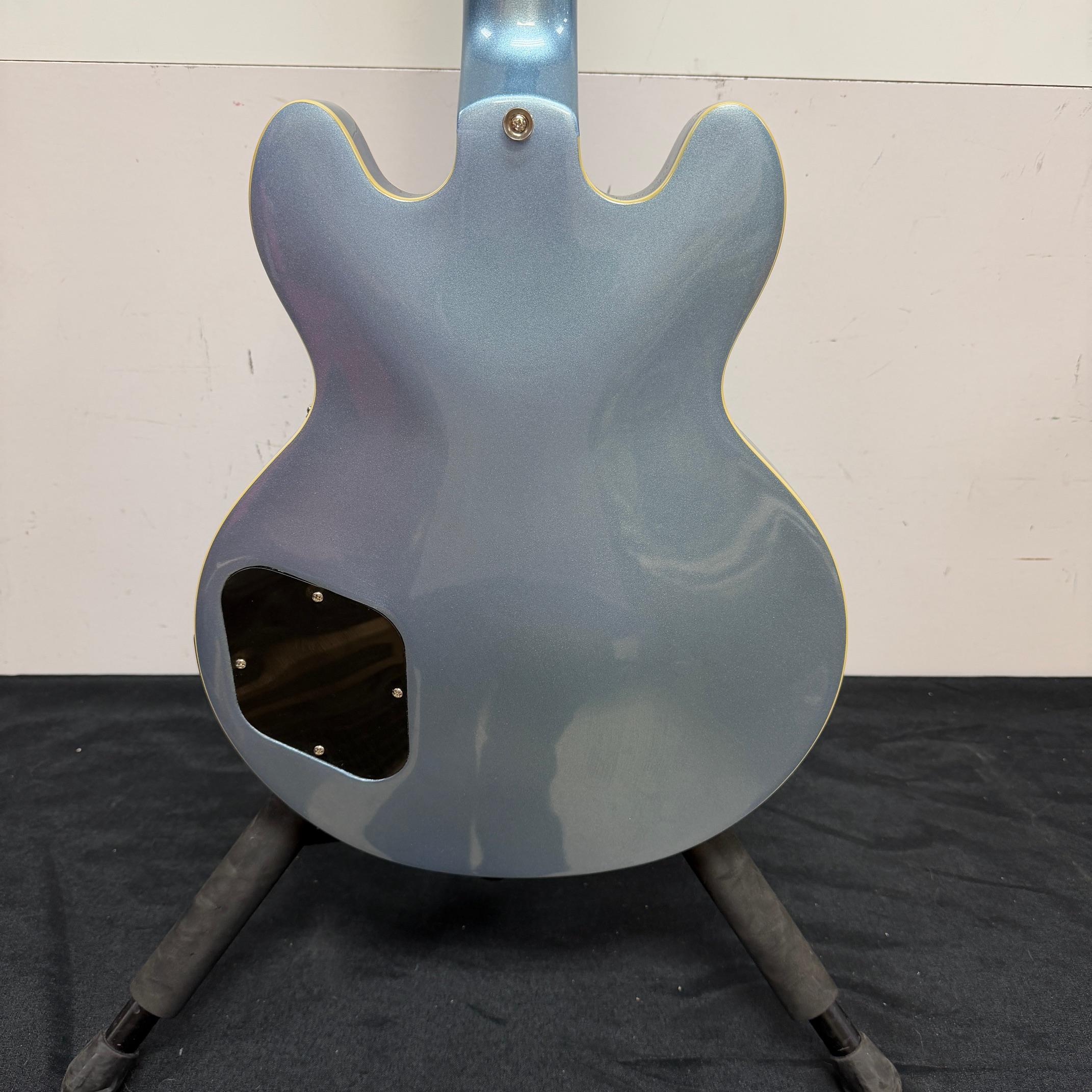 Used Epiphone Dot ES-339 Ultra PE Semi-Hollow Body Electric Guitar Pelham Blue Dual-Output Jack - Image 21