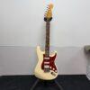 Used Fender Standard Fat Strat Stratocaster Electric Guitar HSS Made in Mexico 2003 Antique White