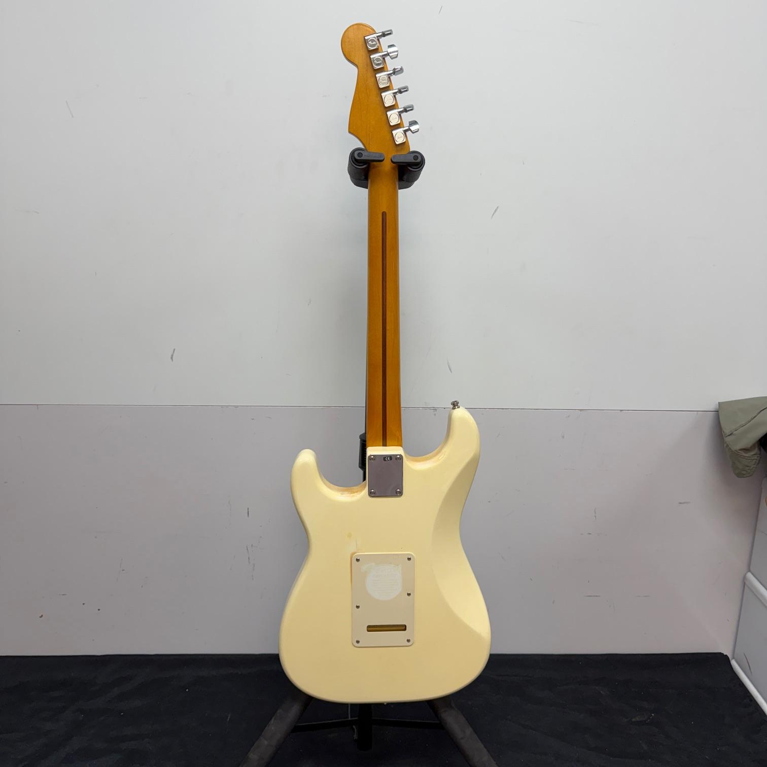 Used Fender Standard Fat Strat Stratocaster Electric Guitar HSS Made in Mexico 2003 Antique White - Image 14